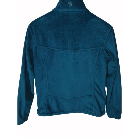 Mountain Hardwear Womens Blue Green Pyxis Fleece Jacket Zip  Jacket Size M - Picture 4 of 15